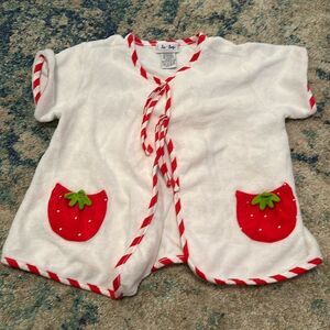 Le Top Terry Coverup or robe size 2t 🍓